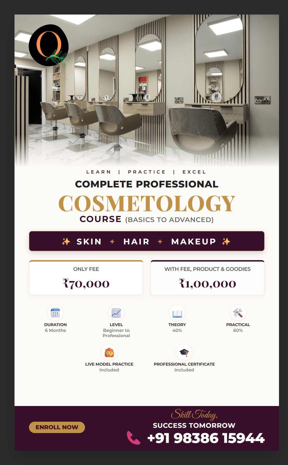 Complete Professional Cosmetology Course